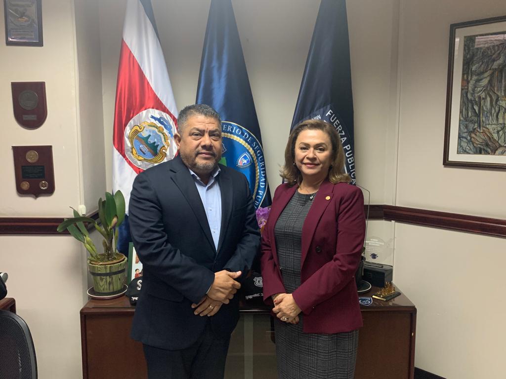 Reunión con el Ministro de Seguridad de Costa Rica, ⁩Señor Jorge Luis Torres Carrillo, sobre temas de interés y cooperación(27 de junio de 2022)